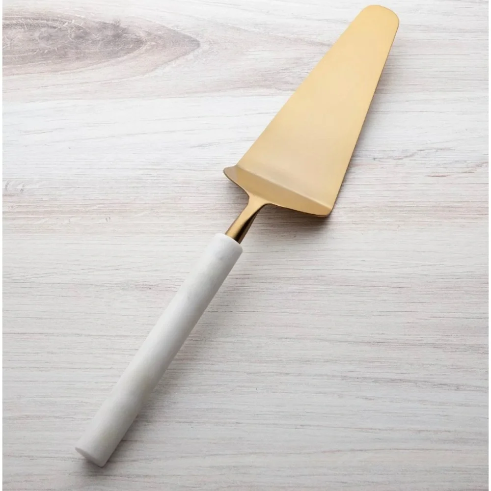 Dining & Entertaining / All Serveware THIRSTYSTONE Gold Pie Server with Handle
